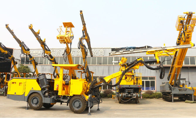 Tecnologia mineraria Apparecchiature minerarie sotterranee Tunnel Rock Bolts Face Drilling Rig Sotterraneo idraulico ISO9001